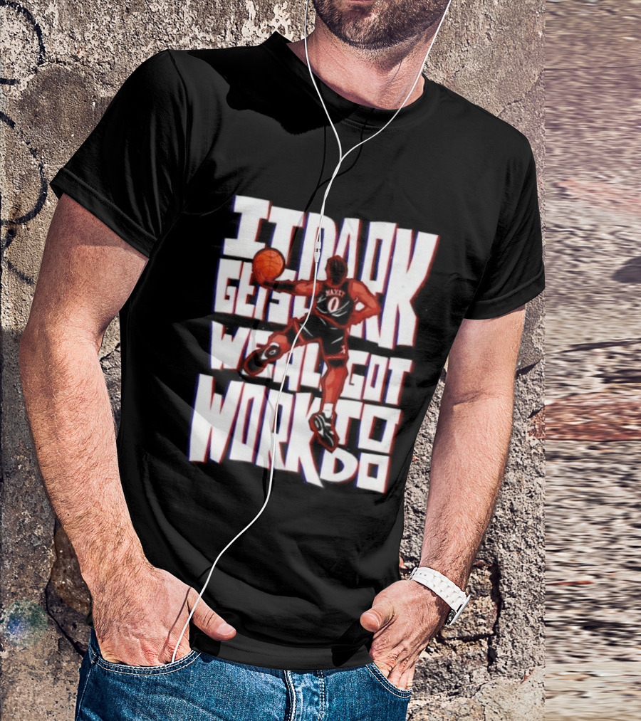 Tyrese Maxey It Dark Gets We Al Got Work To Do 76ers T-Shirt