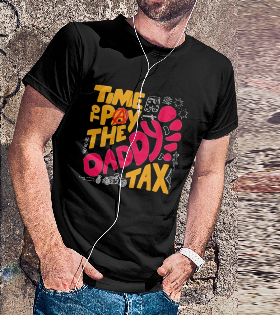 Time To Pay The Daddy Tax Dungeon Crawler Carl Footprint T-Shirt