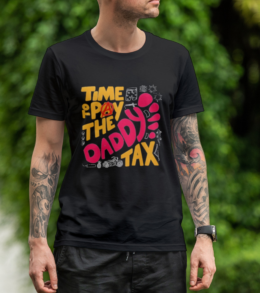 Time To Pay The Daddy Tax Dungeon Crawler Carl Footprint T-Shirt
