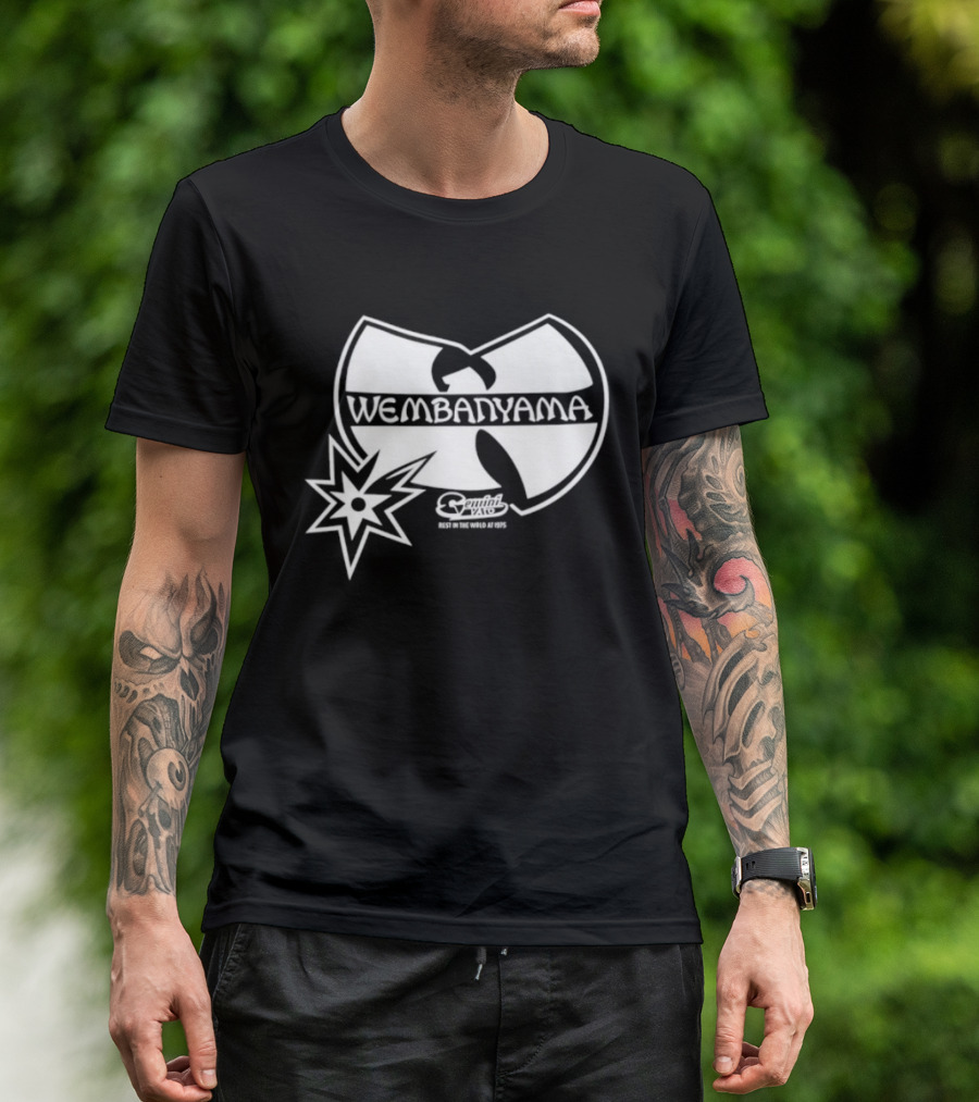 Victor Wembanyama Wu Tang San Antonio Spurs Cactus Basketball 1975 T-Shirt
