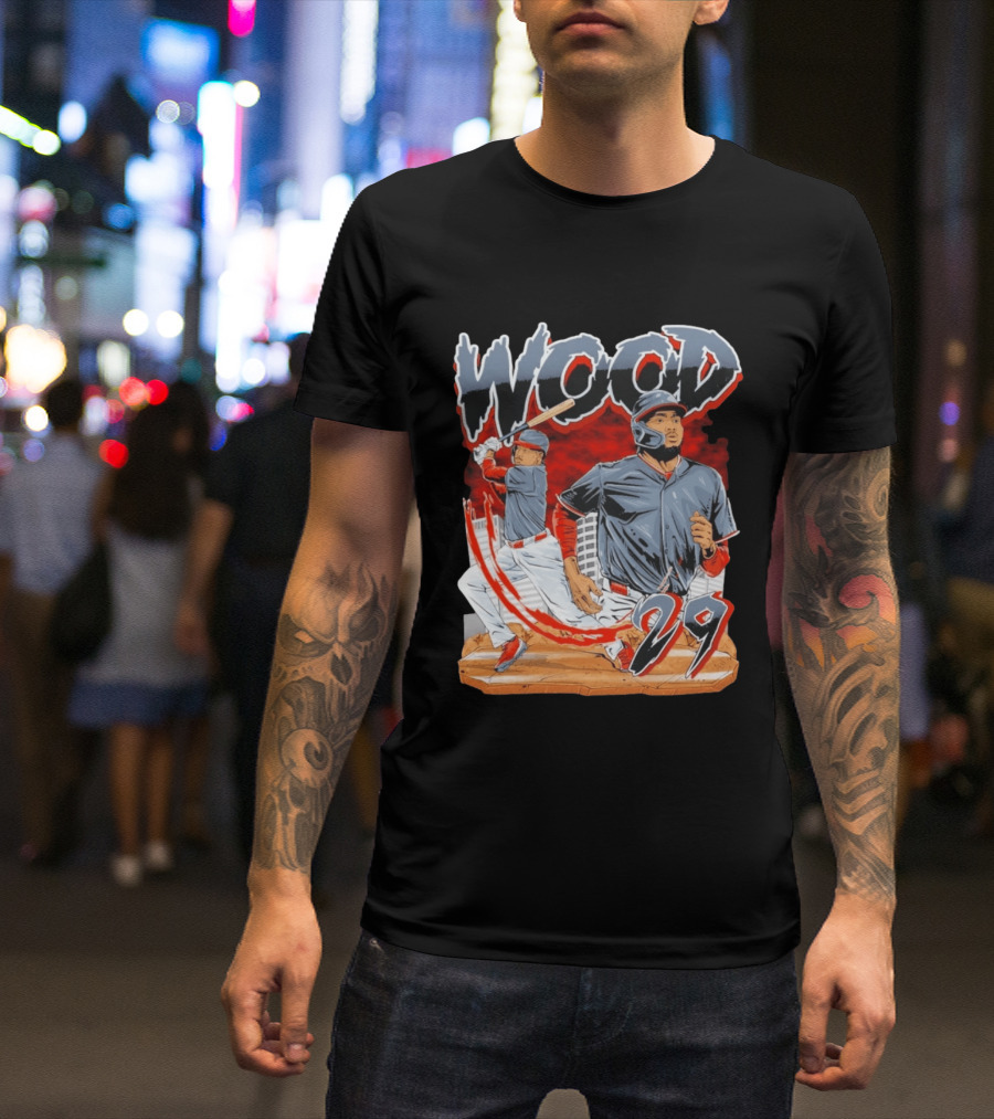 Wood 29 Baseball Euphoria Debut Action Scene T-Shirt