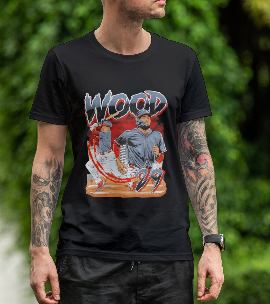 Wood 29 Baseball Euphoria Debut Action Scene T-Shirt