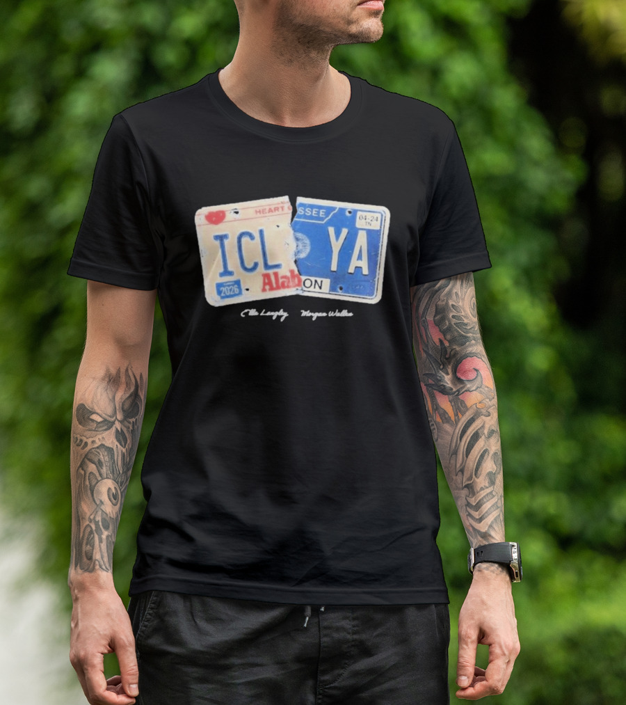 Morgan Wallen Ella Langley 2026 ICLYA Alabama Tennessee Heart Tour T-Shirt