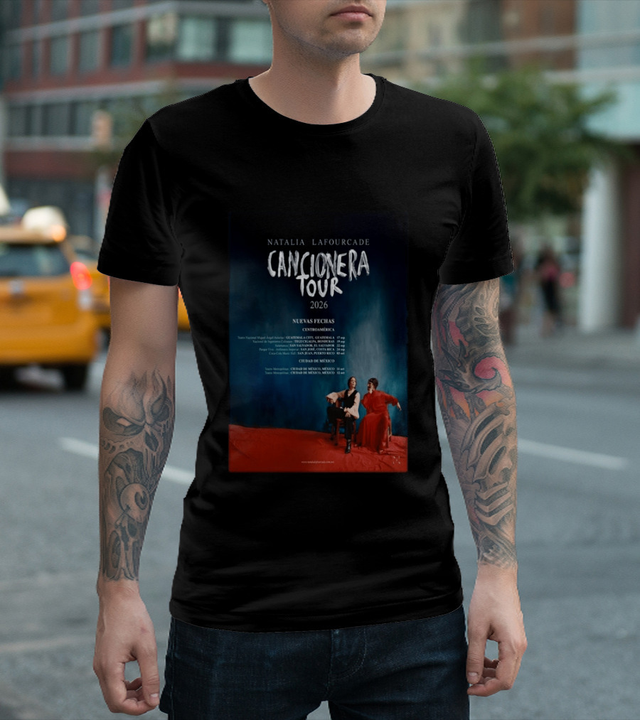 Natalia Lafourcade 2026 Cancionera Tour Nueva Fechas Centroamérica Ciudad De México T-Shirt