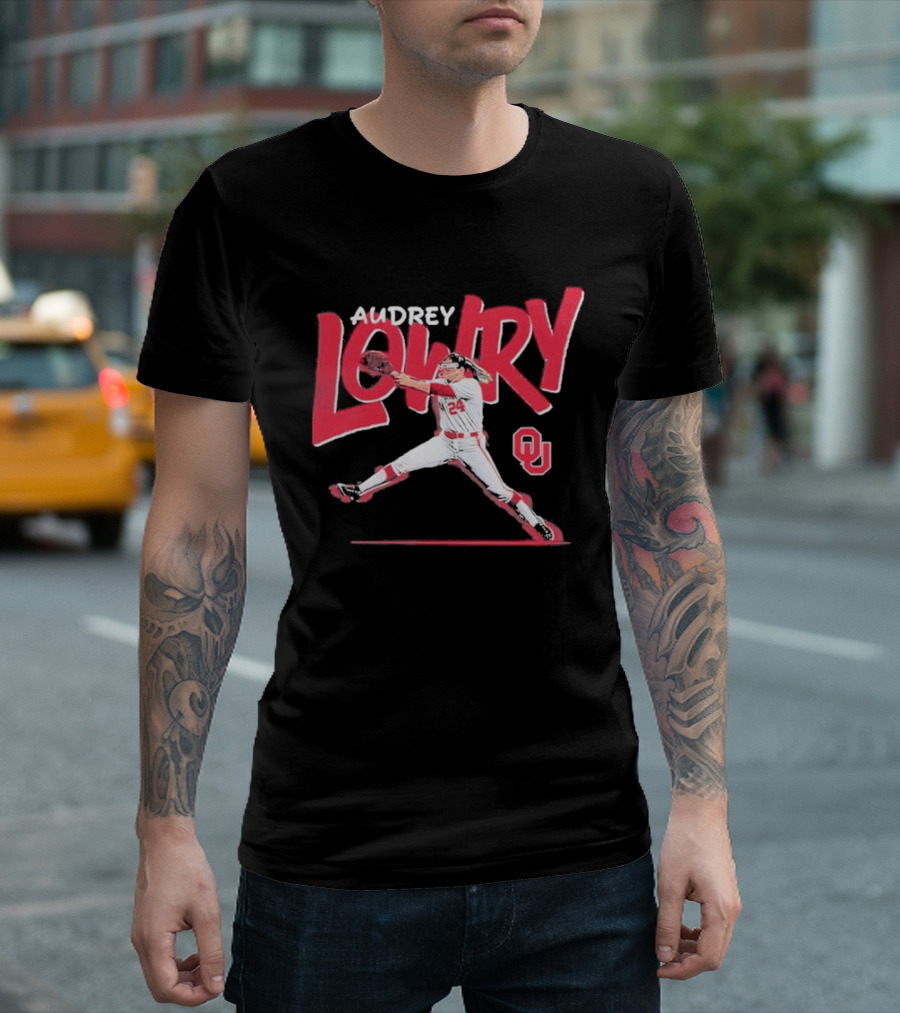 Audrey Lowry Oklahoma Sooners Softball OU 24 T-Shirt