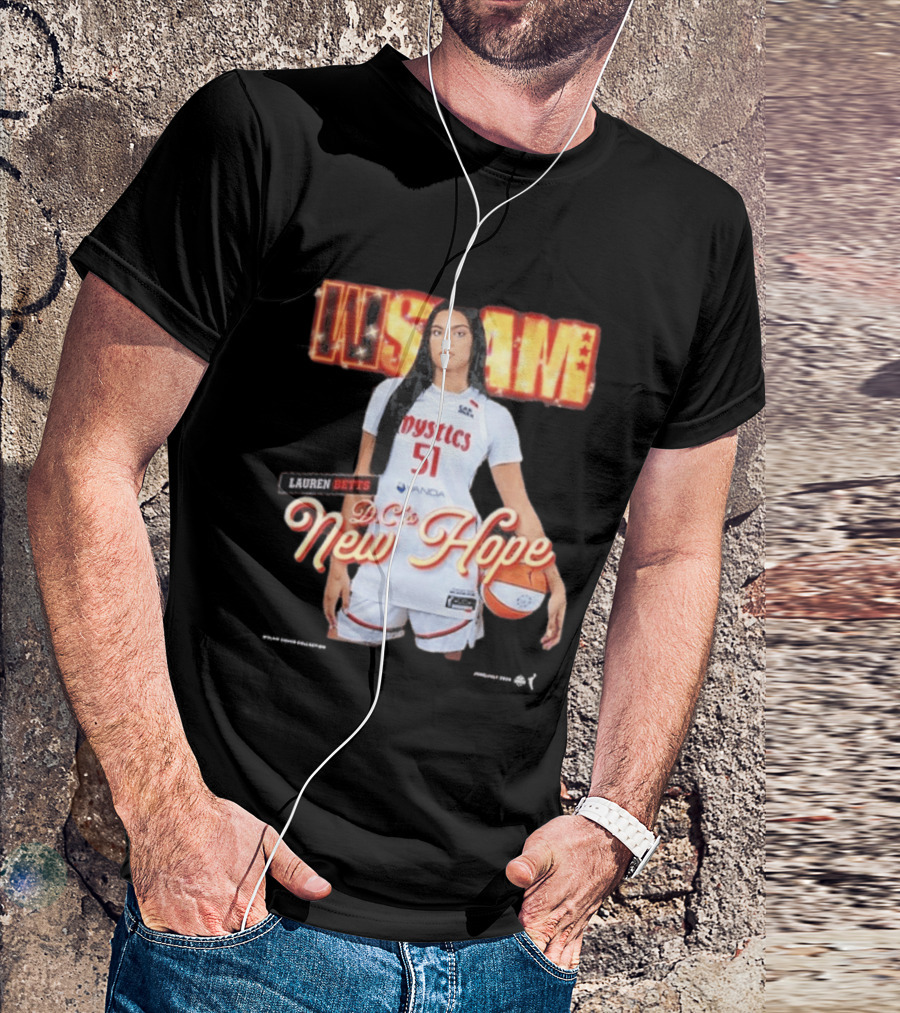 SLAM 262 Washington Mystics Lauren Betts DC's New Hope T-Shirt