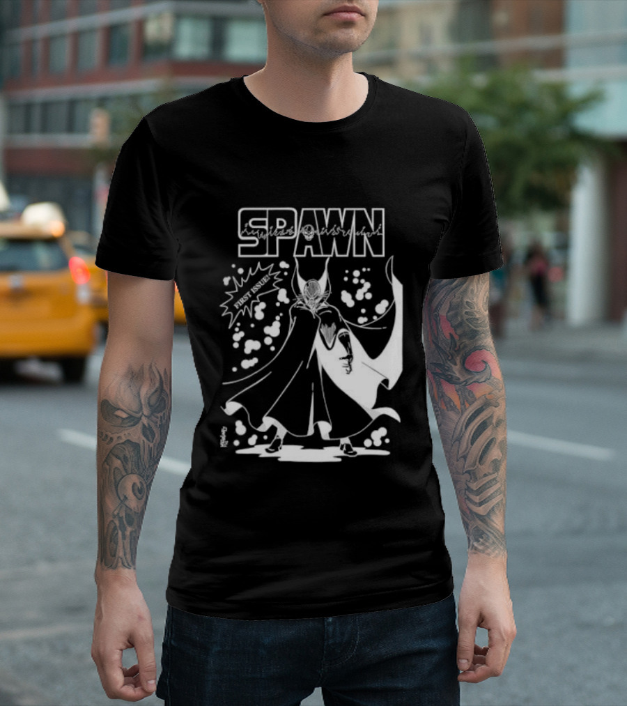 Spawn First Issue Comic Artwork Cover Retro 90s T-Shirt