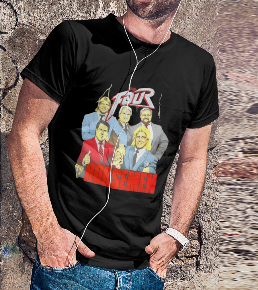The Four Horsemen Jim Crockett Promotions Stylin Collection T-Shirt
