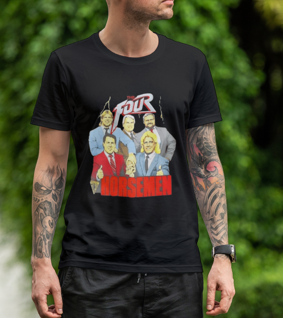 The Four Horsemen Jim Crockett Promotions Stylin Collection T-Shirt
