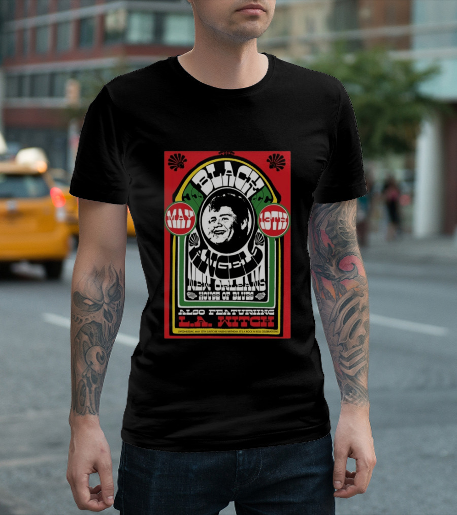 Black Angels New Orleans House Of Blues May 13 Featuring L.A. Witch T-Shirt
