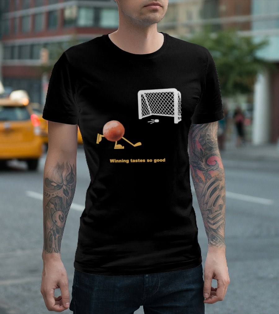Buffalo Sabres Winning Tastes So Good Hockey Game Humor T-Shirt