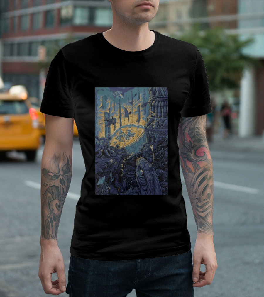 Phish 4 25 2026 Las Vegas NV Underwater Concert T-Shirt