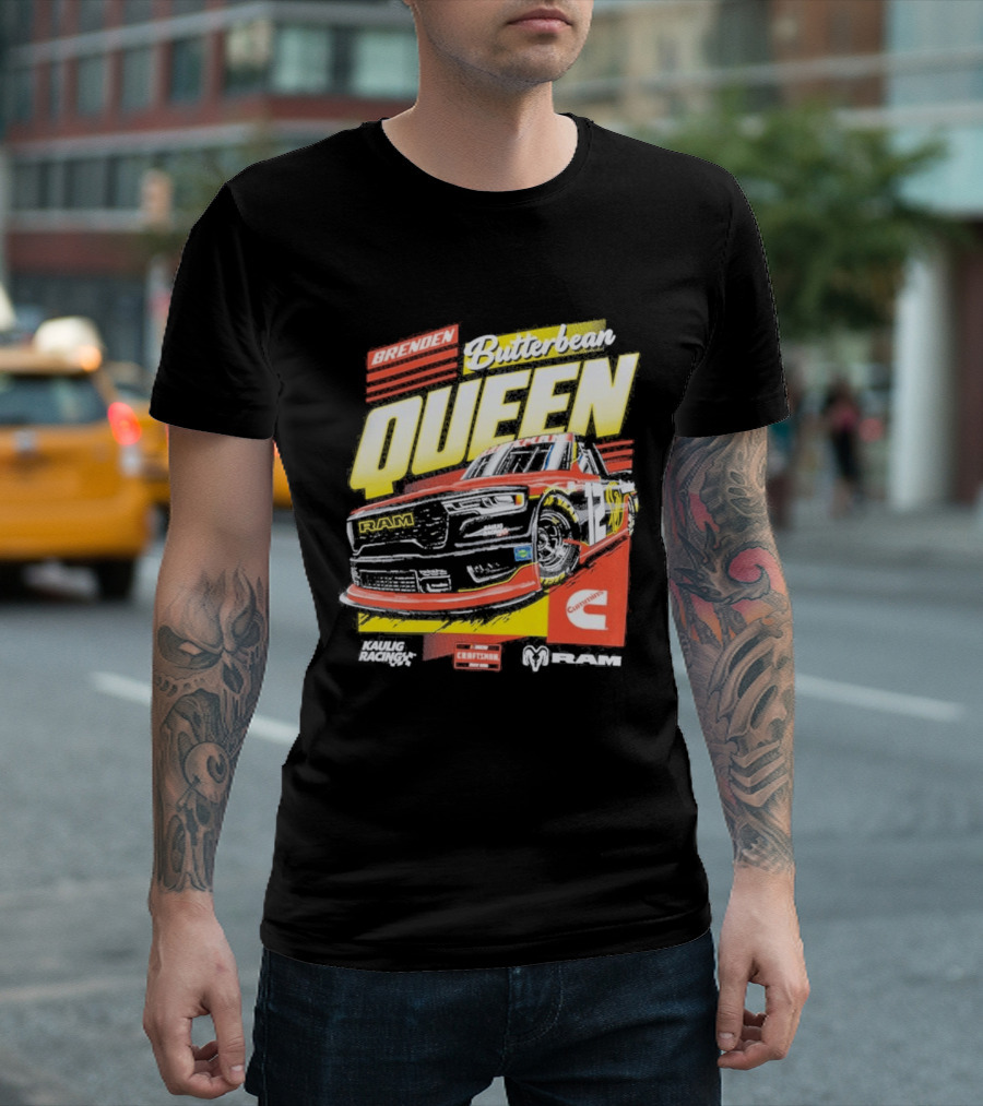 Brenden Butterbean Queen Kaulig Racing Cummins Cottonelle NASCAR Car T-Shirt