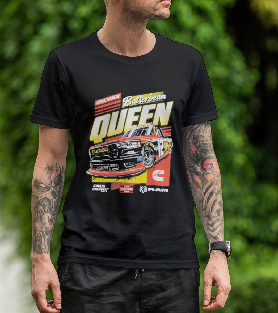 Brenden Butterbean Queen Kaulig Racing Cummins Cottonelle NASCAR Car T-Shirt
