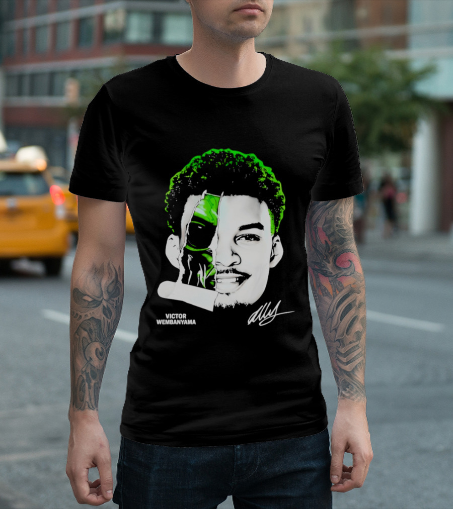 Victor Wembanyama Alien San Antonio Spurs NBA Basketball T-Shirt