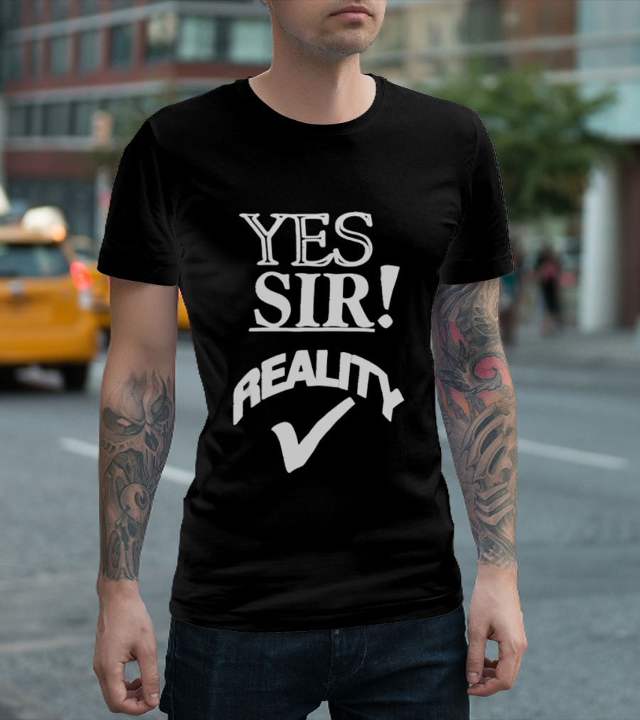 Yes Sir Reality Roddy Piper Checkmark T-Shirt