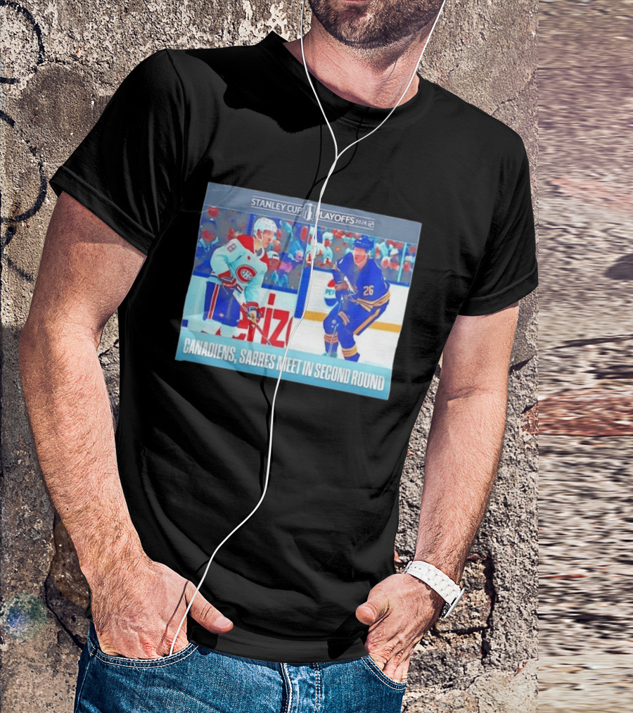Stanley Cup Playoffs 2026 Canadiens Sabres Meet In Second Round T-Shirt