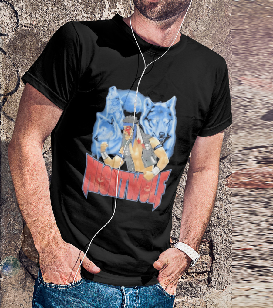 Nightwolf Mortal Kombat Klassic Ultimate MK3 Wolves Moonfighter T-Shirt