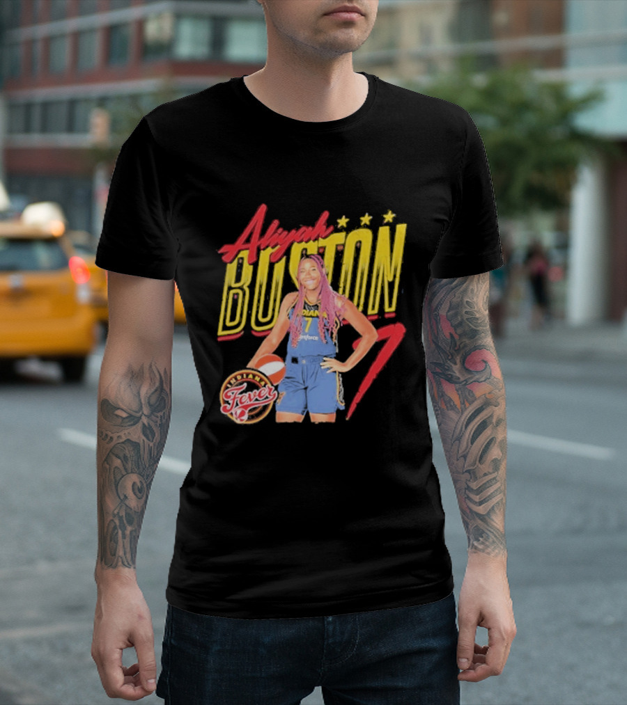 Aliyah Boston 7 Fever WNBA Basketball Star T-Shirt