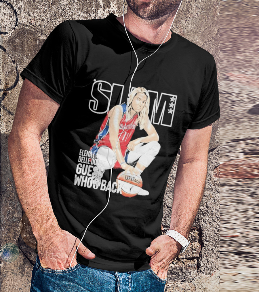 Elena Delle Donne Guess Who's Back Slam 238 Washington Basketball T-Shirt