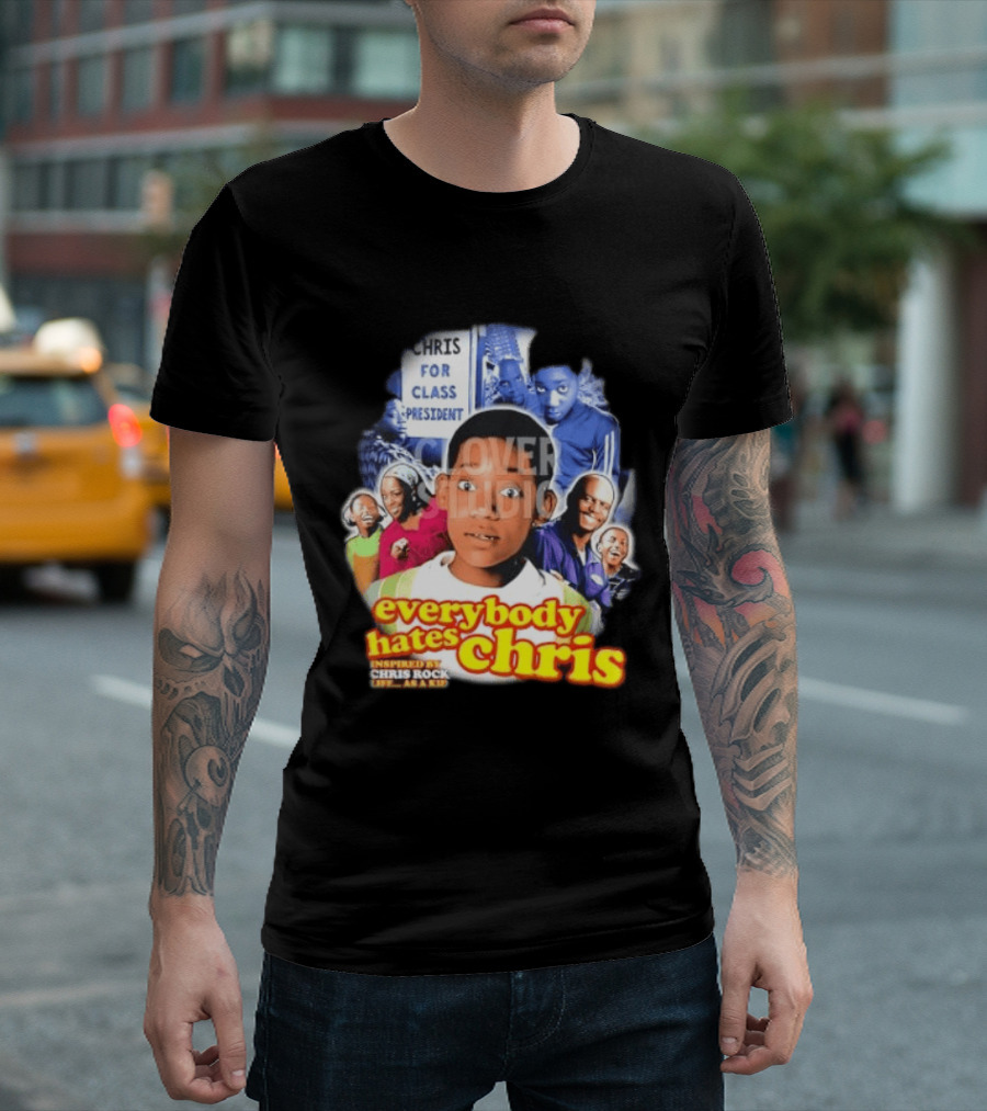 Everybody Hates Chris Inspired By Chris Rock Chris For Class President T-Shirt