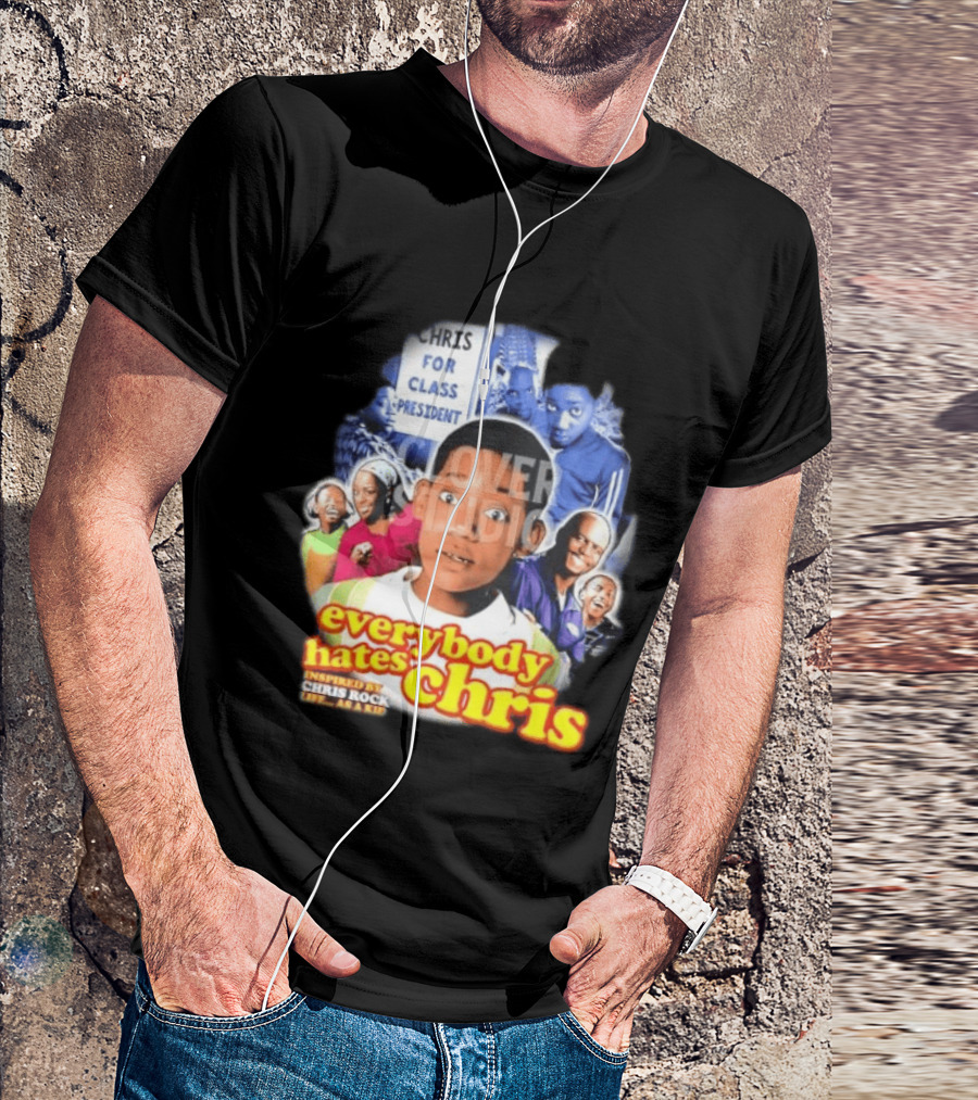 Everybody Hates Chris Inspired By Chris Rock Chris For Class President T-Shirt