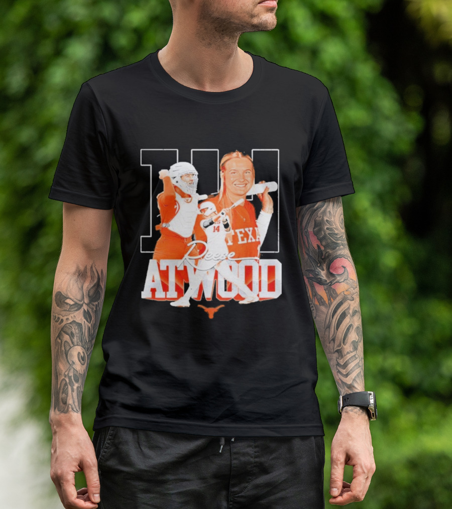 Texas Longhorns Reese Atwood 14 Sports T-Shirt