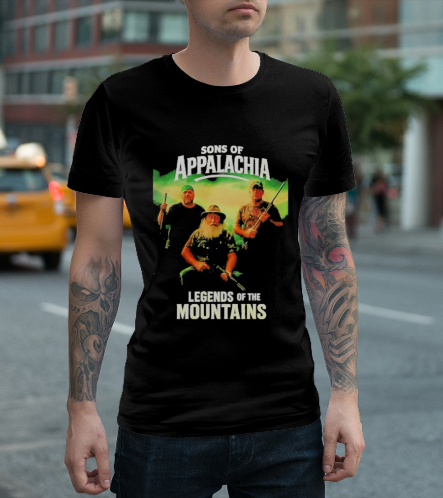 Sons Of Appalachia Legends Of The Mountains Rugged Wilderness Guardians T-Shirt