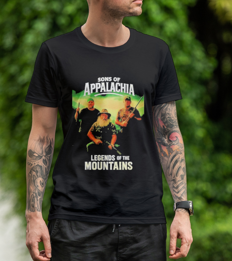 Sons Of Appalachia Legends Of The Mountains Rugged Wilderness Guardians T-Shirt