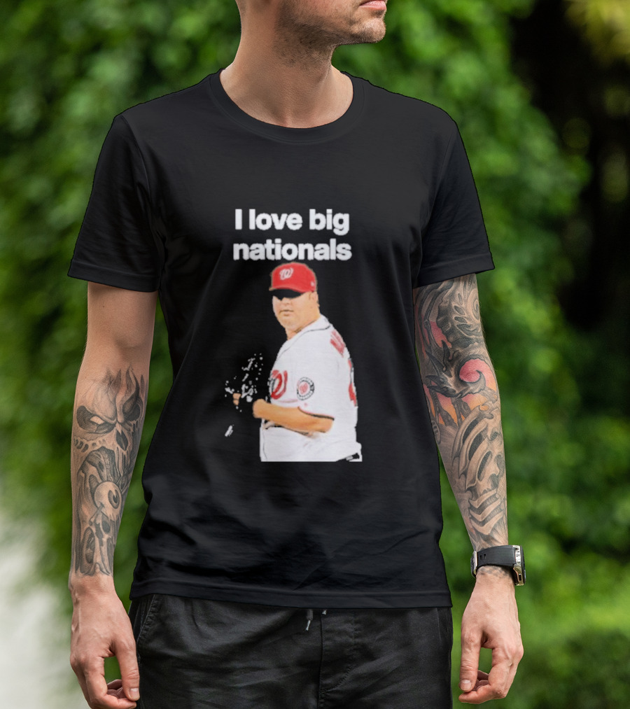 I Love Big Nationals Baseball Matt Albers T-Shirt