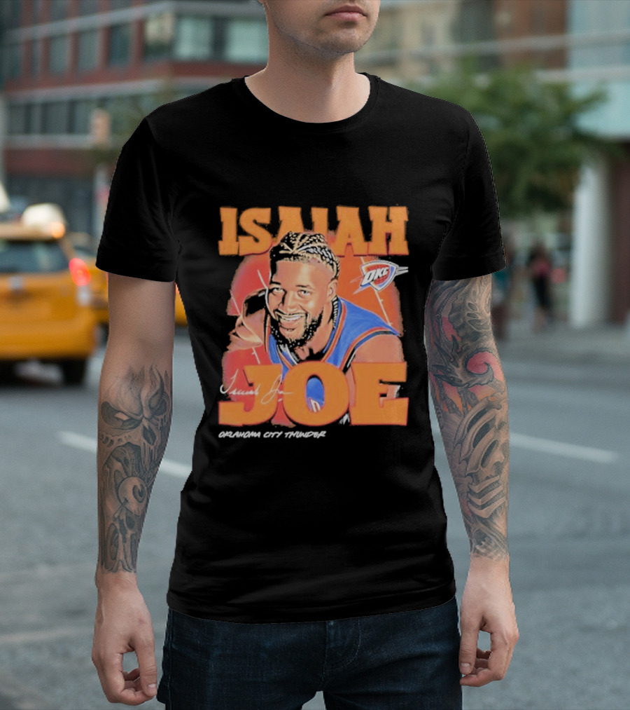 Isaiah Joe Oklahoma City Thunder Airbrush Signature T-Shirt