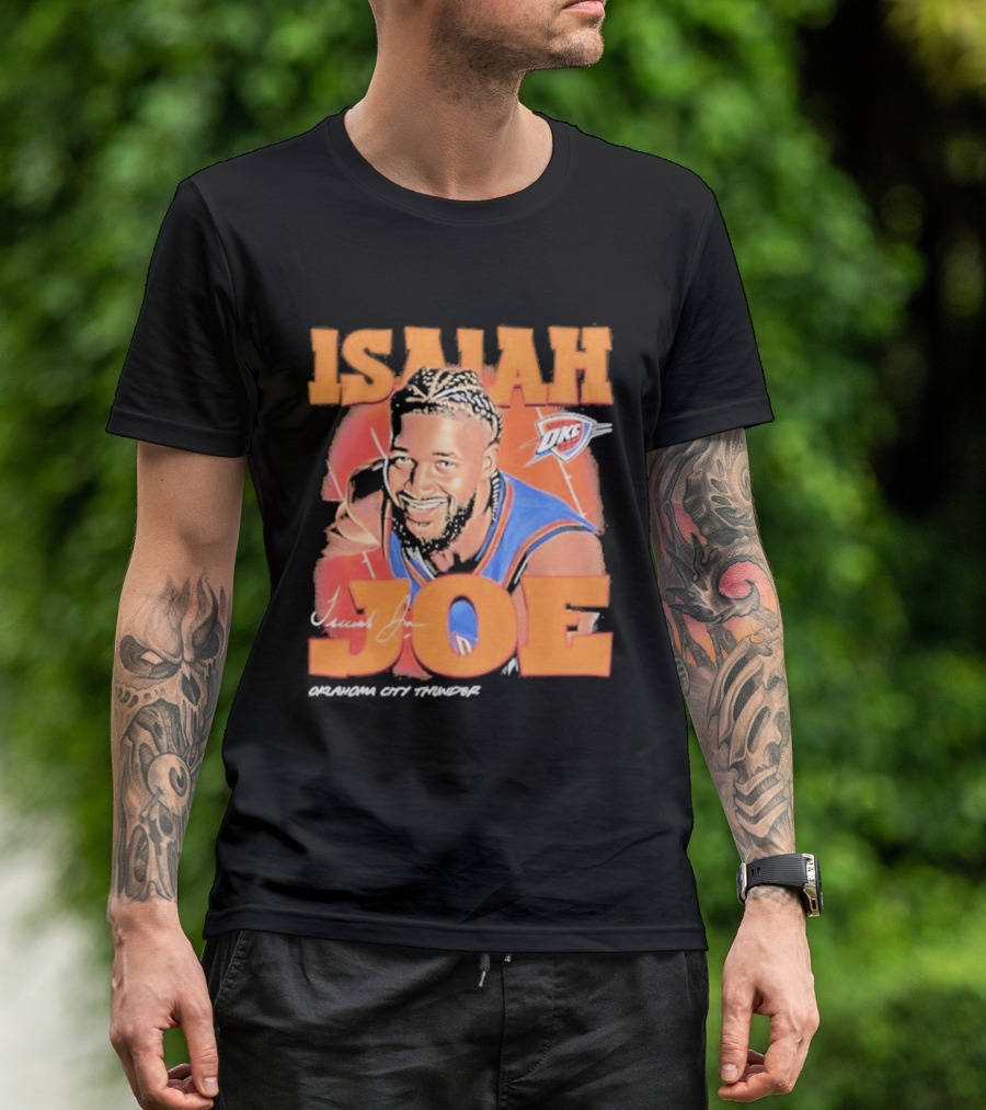 Isaiah Joe Oklahoma City Thunder Airbrush Signature T-Shirt