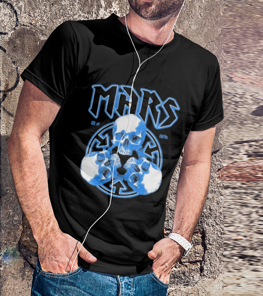 Thirty Seconds To Mars Blue Skulls European Tour 2027 T-Shirt