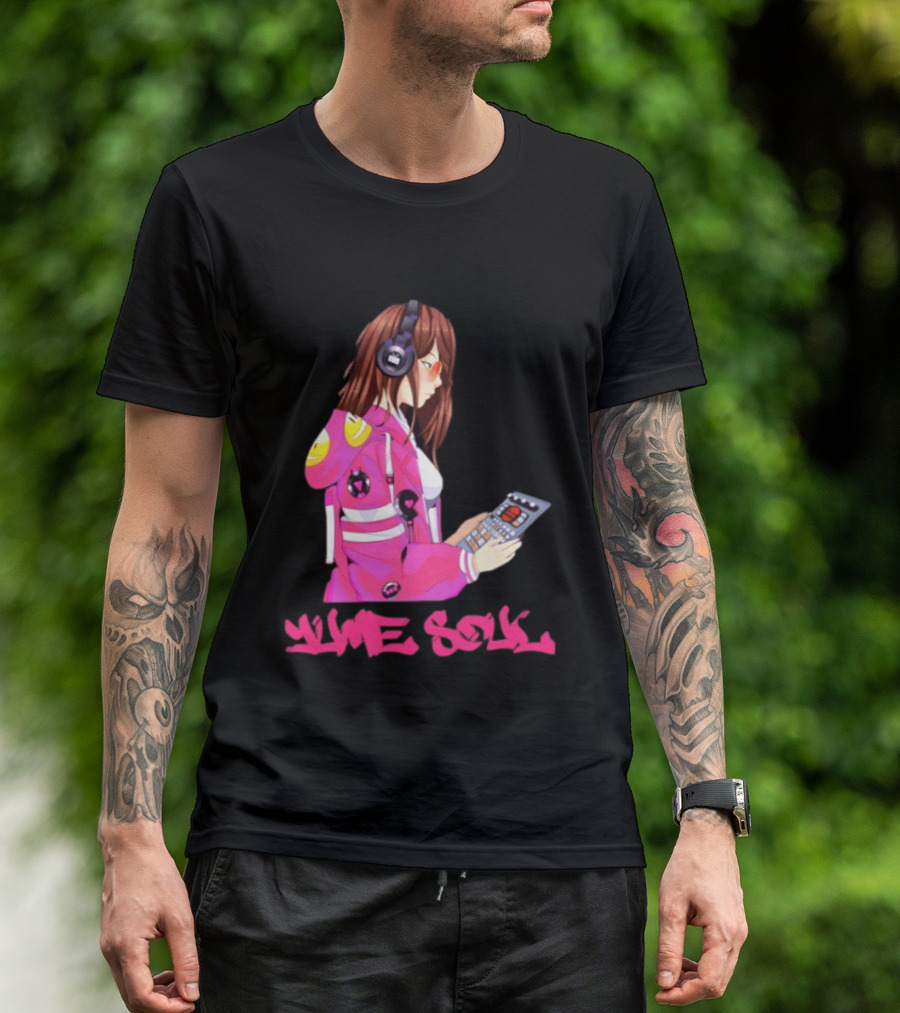 Yume Soul Anime Girl With Headphones And Game Controller T-Shirt