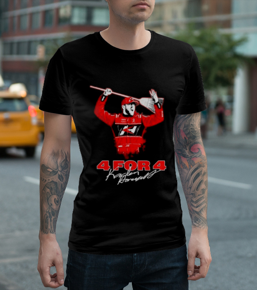 Kaden Honeycutt 4 For 4 NASCAR Craftsman Truck Series Weekend Sweep T-Shirt