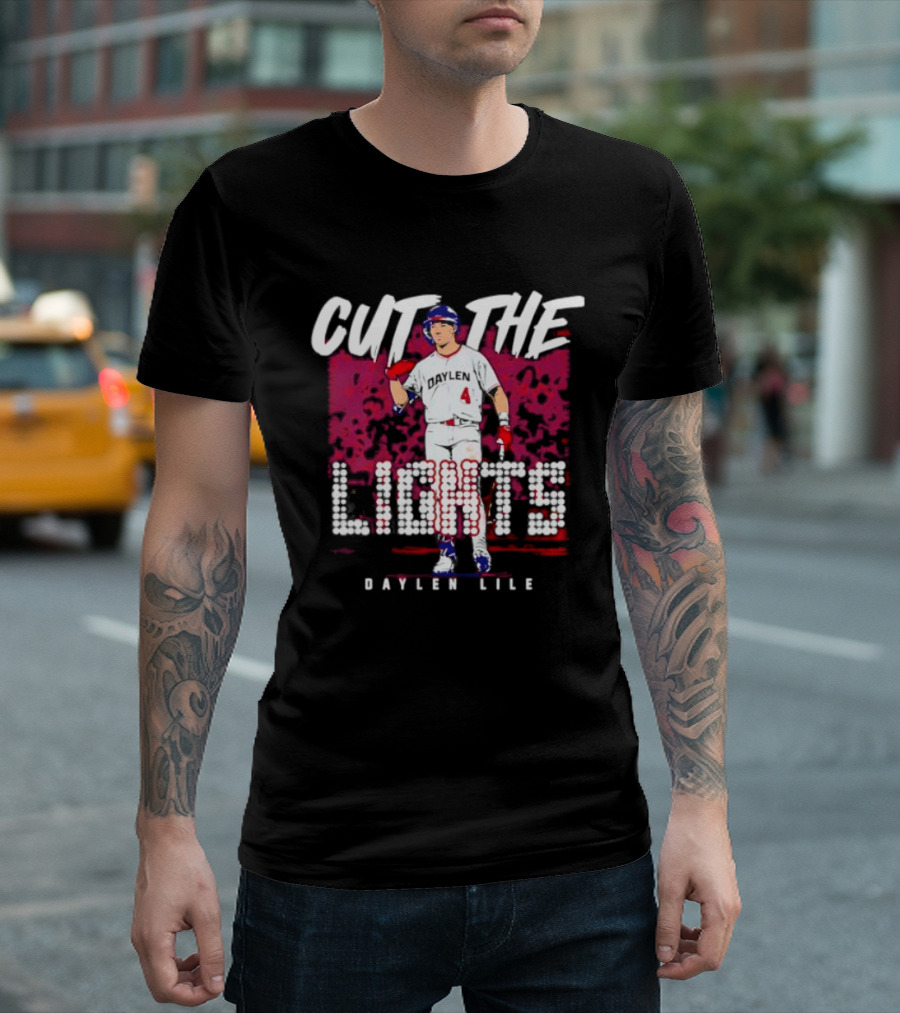 Daylen Lile Cut The Lights Washington Nationals MLB T-Shirt