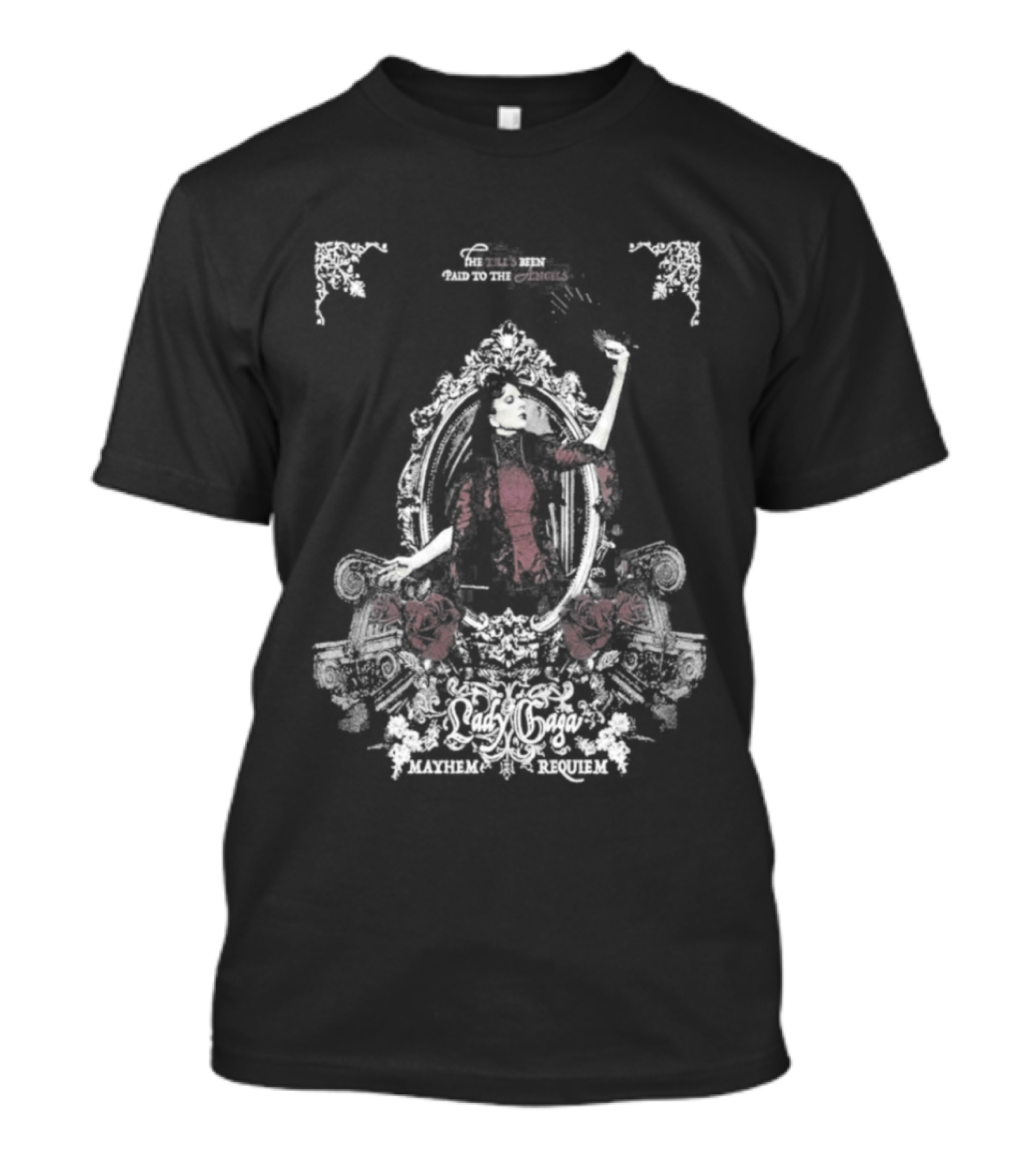 Lady Gaga Mayhem Ball Tour 2026 Requiem Vintage Style Pink Iconic Celebration T-Shirt