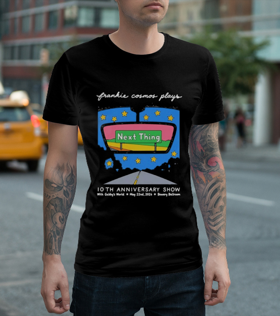 Frankie Cosmos 10th Anniversary Show May 22 2026 Bowery Ballroom Next Thing Live Performance T-Shirt