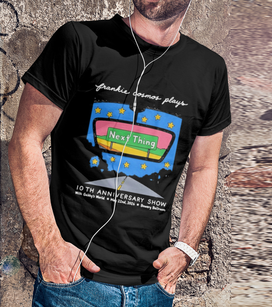 Frankie Cosmos 10th Anniversary Show May 22 2026 Bowery Ballroom Next Thing Live Performance T-Shirt