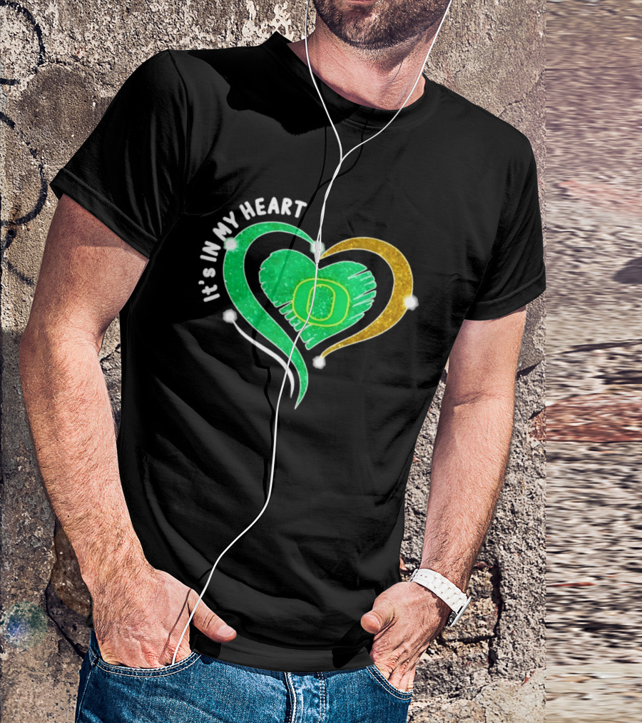 Oregon Ducks Heart 2026 Football Fan Pride T-Shirt