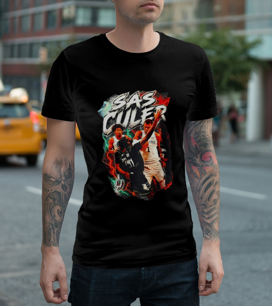 San Antonio Spurs SAS Culero NBA Basketball Dylan Harper Storm T-Shirt