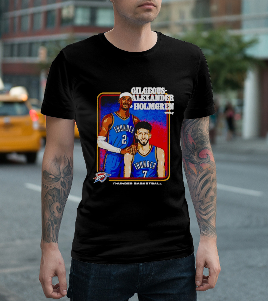 Gilgeous Alexander Holmgren OKC Thunder Basketball Step Brothers T-Shirt