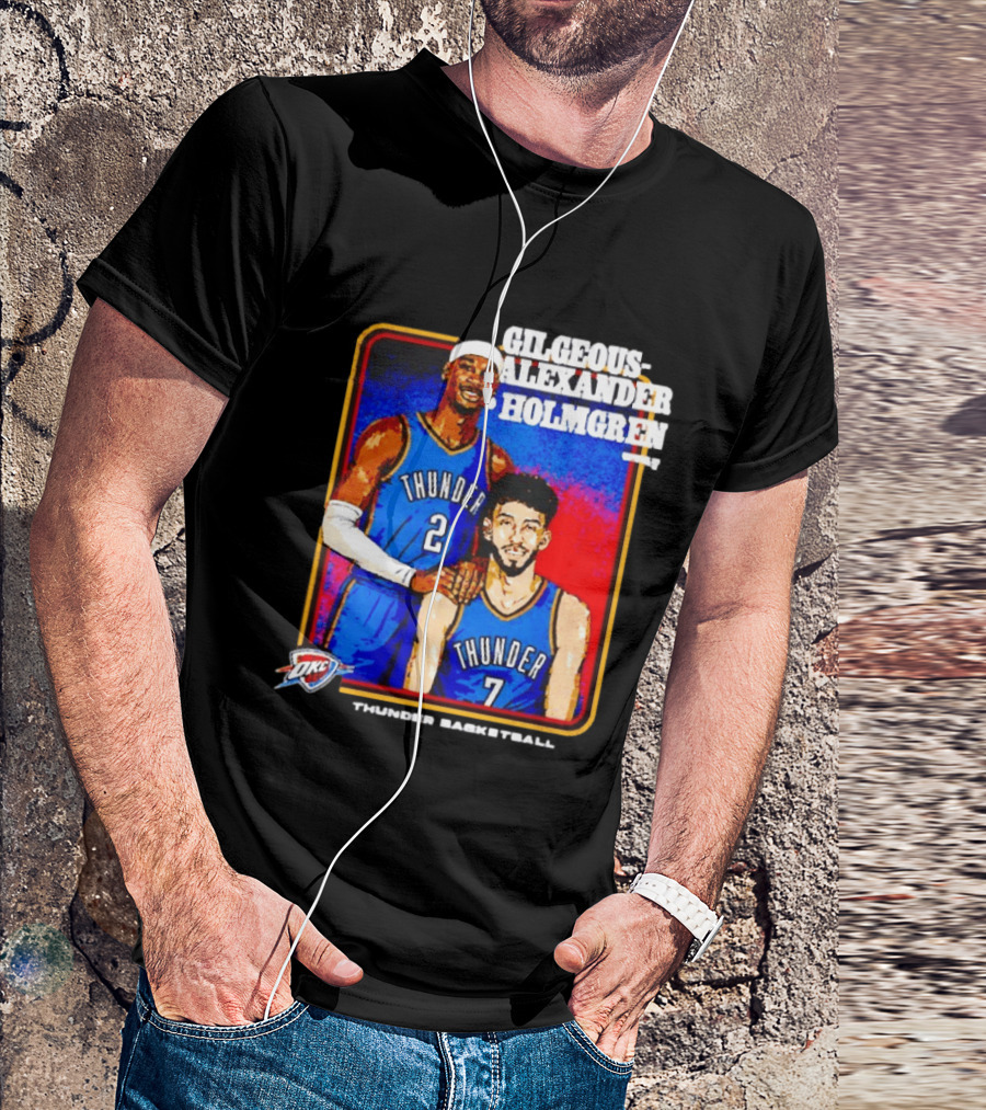 Gilgeous Alexander Holmgren OKC Thunder Basketball Step Brothers T-Shirt