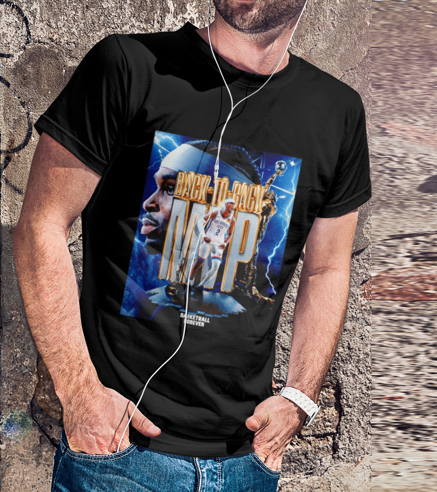 Back To Back MVP Oklahoma City Basketball Forever T-Shirt