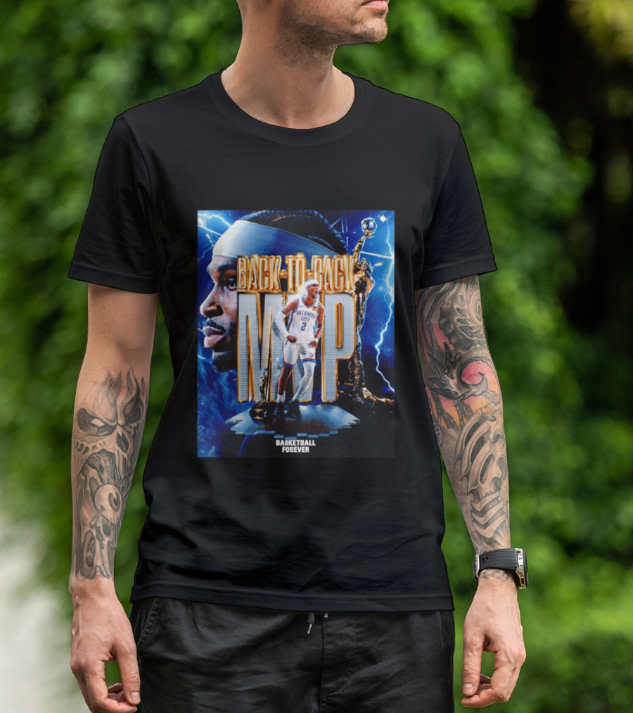 Back To Back MVP Oklahoma City Basketball Forever T-Shirt