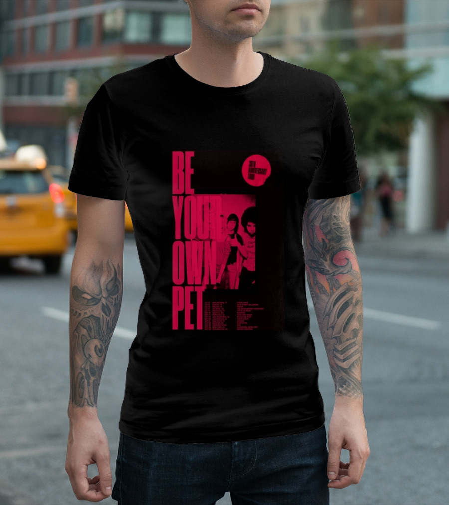 Be Your Own Pet 20th Anniversary Tour 2026 T-Shirt
