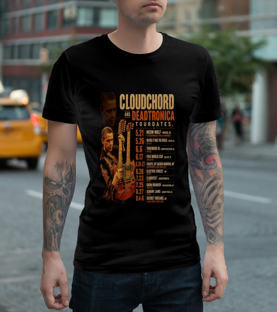 Cloudchord And Deadtronica Tourdates 2026 Meow Wolf Denver Secret Dreams Ohio T-Shirt