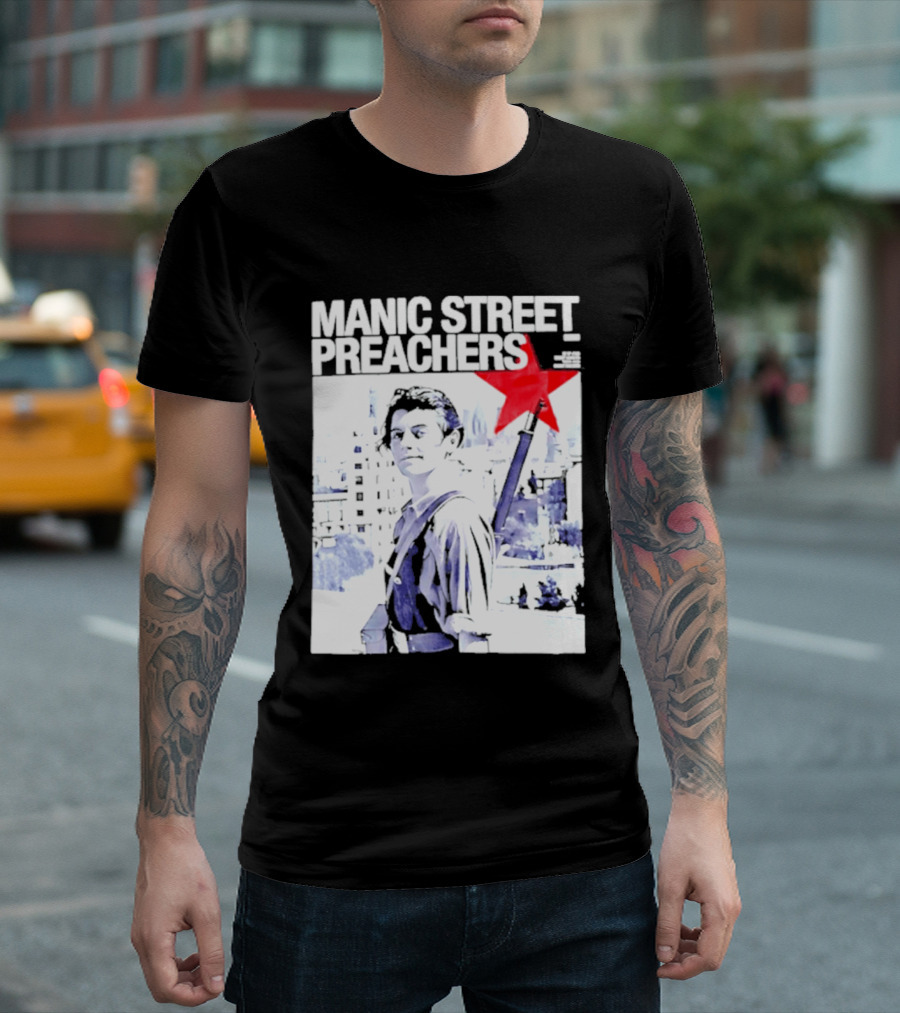 Manic Street Preachers Red Star Image T-Shirt