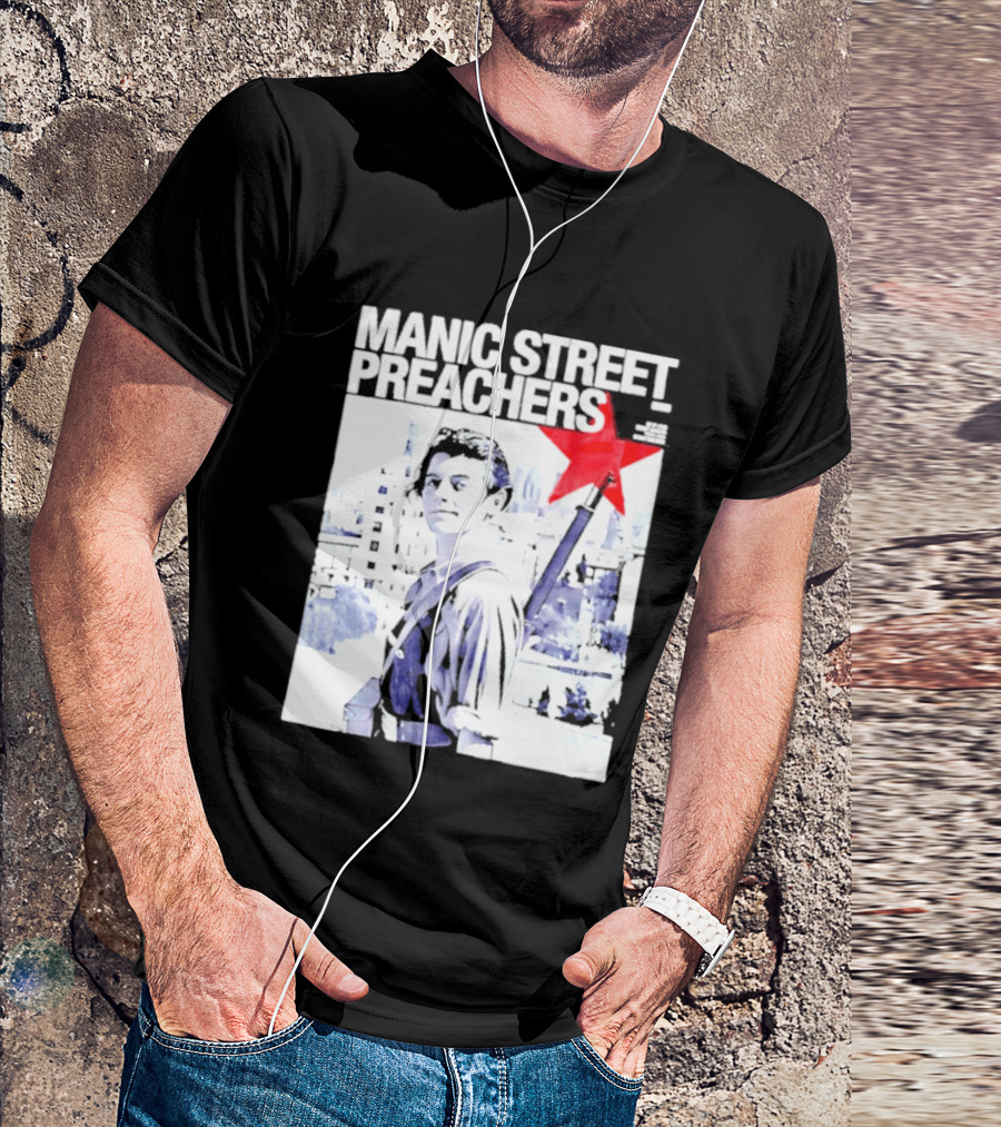 Manic Street Preachers Red Star Image T-Shirt
