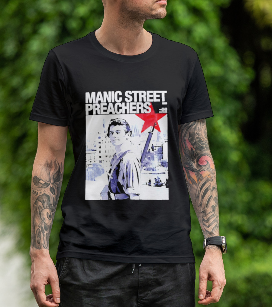 Manic Street Preachers Red Star Image T-Shirt